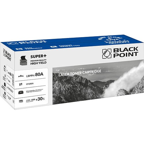 Toner BlackPoint LBPPH80A zastępuje HP CF280A