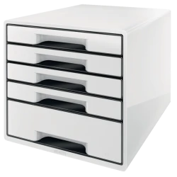 Pojemnik Z Szufladami Leitz Wow Cube Czarny
