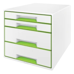 Pojemnik Z Szufladami Leitz Wow Cube Zielony