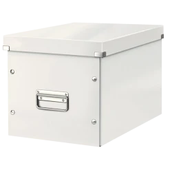 Pudło Do Przechowywania Leitz Click & Store Wow Cube, Rozmiar L Biały