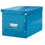 Pudło Do Przechowywania Leitz Click & Store Wow Cube, Rozmiar L Niebieski