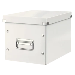 Pudło Do Przechowywania Leitz Click & Store Wow Cube, Rozmiar M Biały