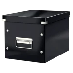 Pudło Do Przechowywania Leitz Click & Store Wow Cube, Rozmiar M Czarny