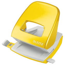 Dziurkacz Duży Metalowy Leitz Wow Nexxt Żółty