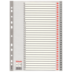 Przekładki Esselte Z Pp, A4 Szary
