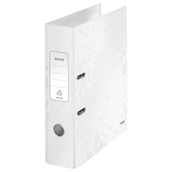 Segregator Biurowy A4 Leitz 180° Wow Laminowany Biały