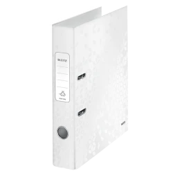 Segregator Biurowy A4 Leitz 180° Wow Laminowany Biały