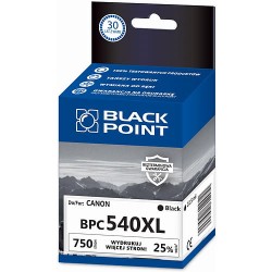 Tusz Black Point Bpc540xl Zastępuje Canon Pg-540xl