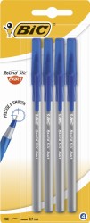 Długopis Round Stic Exact Niebieski Blister 4szt Bic
