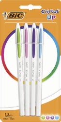 Długopis Cristal Up Mix Fun Blister 4szt Bic