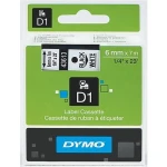 Taśma D1 Do Drukarek 6mm X 7m Czarna/Biała 43618 Dymo S0720780