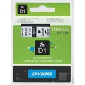 Taśma D1 do drukarek 19mm x 7m czarny/biały 45803 Dymo S0720830