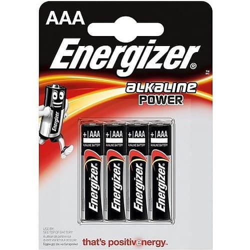 Bateria Alkaline Power, AAA, LR03, 1,5V, 4 sztuki ENERGIZER EN-247893