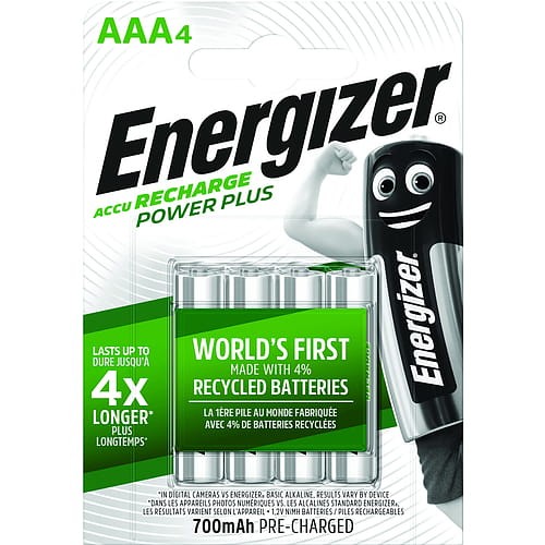 Akumulator ENERGIZER Power Plus, AAA, HR03, 1,2V, 700mAh, 4szt.