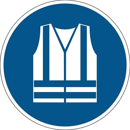 Znacznik podłogowy Stosuj kamizelkę ochronną Durable 173506