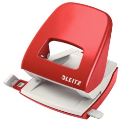 Dziurkacz Duży Metalowy Leitz New Nexxt Czerwony