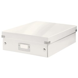 Pudełko Z Przegródkami Leitz Click & Store Wow, Średnie Biały