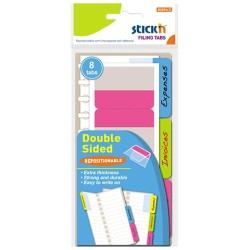 Hopax Zakładki Do Archiwiz. Dwustronne 51x72mm. 4 Kol. 26033