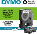 Taśma D1 - 12 mm x 7 m, czarny / biały DYMO 2093097 10 szt
