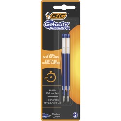 Wkład Gel-Ocity Quick Dry Niebieski Blister 2szt Bic