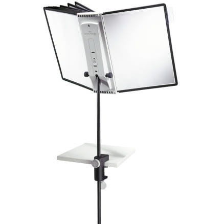 SHERPA DESK CLAMP 10 statyw stołowy z 10 panelami A4 581800 Durable