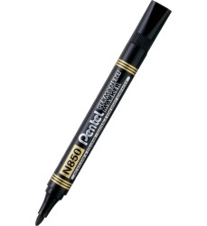 Pentel Marker Z Okrągłą Końcówką Czarny permanentny  N850-A