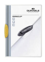 Durable Skoroszyt Zaciskowy A4 Swingclip 30 Żółty 226004