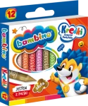 Kredki Bambino 12 Kolorów Majewski 5903235000225