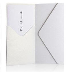 Galeria Papieru Koperta DL Pearl biały SP., 220g/m2, op/5szt.
