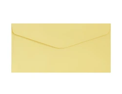 Galeria Papieru Koperta DL Gładki żółty satynowany K, 130g/m2, op/10szt