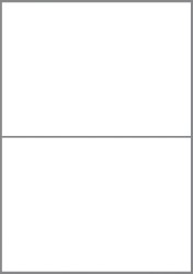 Galeria Papieru Etykiety samoprzylepne UNI 2 (210x148,5mm) 50 ark. (100szt.)
