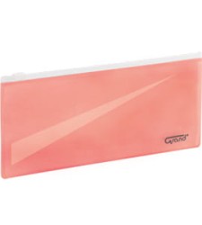 Grand Teczka Kopertowa Z Zamkiem Strunowym 240 X 118 Mm Gr-P053  czerwony