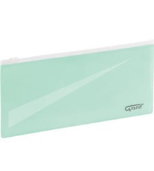 Grand Teczka Kopertowa Z Zamkiem Strunowym 240 X 118 Mm Gr-P053  zielony