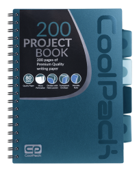 Coolpack  KOŁOZESZYT PP B5 100k kratka BLUE
