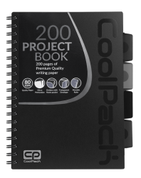 Coolpack  KOŁOZESZYT PP B5 100k kratka BLACK