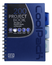 Coolpack  KOŁOZESZYT PP A5 100k kratka DARK BLUE