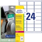 Etykiety foliowe 63,5 x 33,9 mm, białe etykiety wodoodporne z trwałym klejem, wytrzymałe etykiety przemysłowe 10 ark. / op., Avery L7912-10