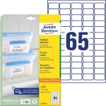 Etykiety na produkty mrożone 38,1 x 21,2 mm, białe etykiety papierowe 25 ark. / op., etykiety do mrożenia, Avery L7971-25