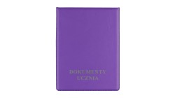 BIURFOL Okładka pionowa na dokumenty ucznia violet