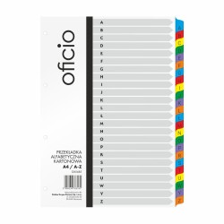 OFICIO Przekładki A4 alfabetyczne A-Z laminowane OFICIO