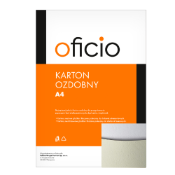 Karton ozdobny  A4 Skóra kremowy 20 szt./op. 230 g/m2 OFICIO