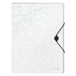 Teczka z gumką Leitz WOW, 30 mm Biały