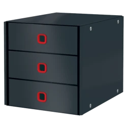 Pojemnik z 3 szufladami Leitz Click & Store Cosy Aksamitny szary