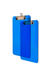 Tetis Deska z metalowym klipem A4 niebieska