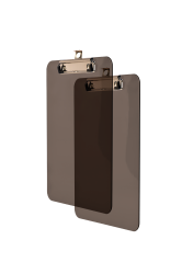 Tetis Deska z metalowym klipem A5 czarna