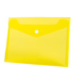 Tetis Koperta PP na zatrzask A4 żółta