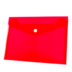 Tetis Koperta PP na zatrzask A5 czerwona