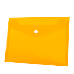 Tetis Koperta PP na zatrzask A5 pomarańczowa
