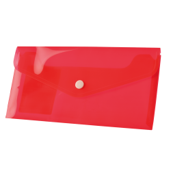 Tetis Koperta PP na zatrzask DL czerwona