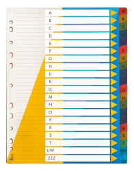 Tetis Przepkładki PP alfabetyczne, A-Z